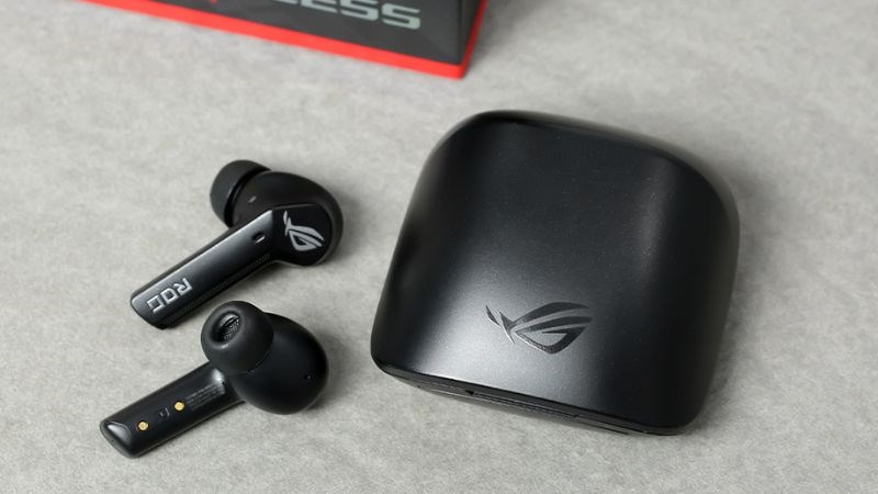 Tai nghe Bluetooth True Wireless Asus Rog Cetra Đen