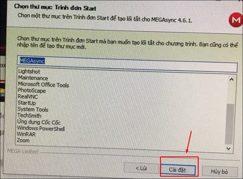 Chọn C&agrave;i đặt