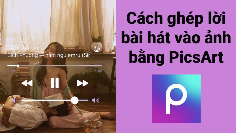 Cách chèn nhạc và lời bài hát lyric vào video trên điện thoại iPhone