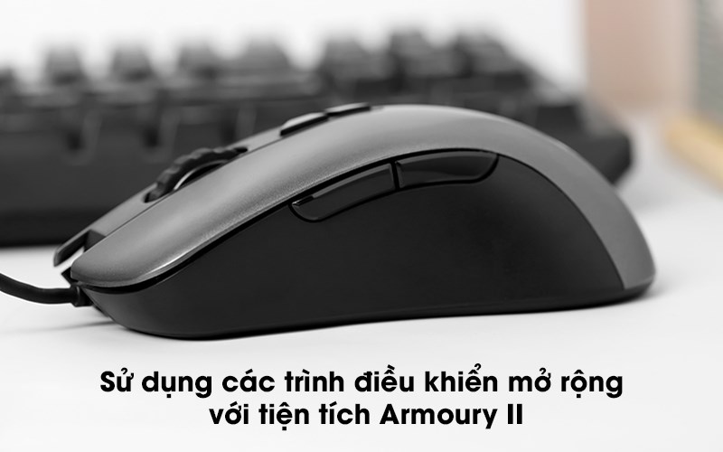 Thỏa th&iacute;ch điều chỉnh DPI th&ocirc;ng qua ASUS Armoury II