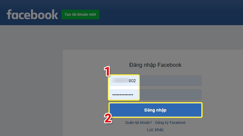 Đăng nhập t&agrave;i khoản