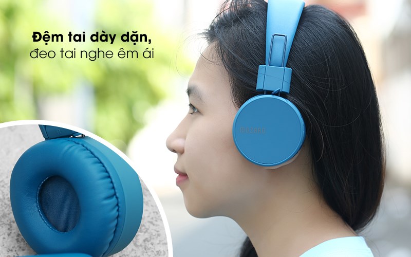 Tai nghe Bluetooth Mozard K8 đệm tai êm ái