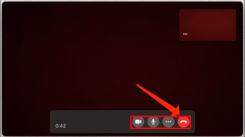 C&aacute;c biểu tượng trong cuộc gọi