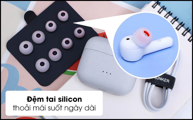 ai nghe Bluetooth True Wireless Anker Soundcore Liberty Air 2 A3910 X&aacute;m