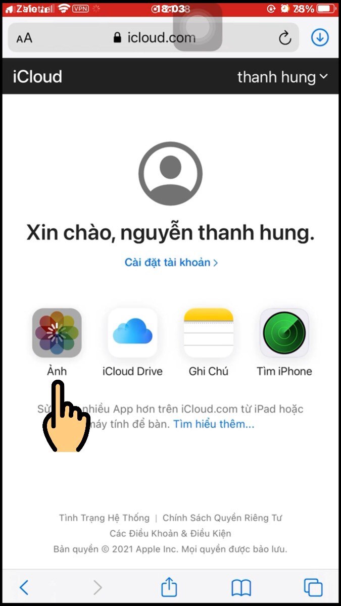 Có nhiều lý do khiến bạn muốn tải lại ảnh từ iCloud, tuy nhiên cách thực hiện lại rất đơn giản. Chỉ cần đăng nhập vào tài khoản của mình và tải xuống các bức ảnh đã được sao lưu là bạn có thể chia sẻ chúng với gia đình, bạn bè hoặc lưu trữ để xem lại.