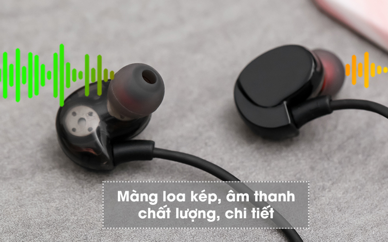 Tai nghe nhét tai dual driver EP Mozard S80