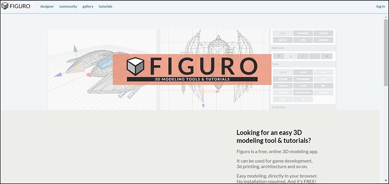 figuro.io: Trang web vẽ 3D trực tuyến