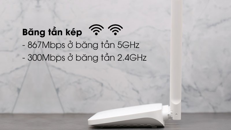 Router Wifi Chuẩn AC1200 Xiaomi 4A Trắng