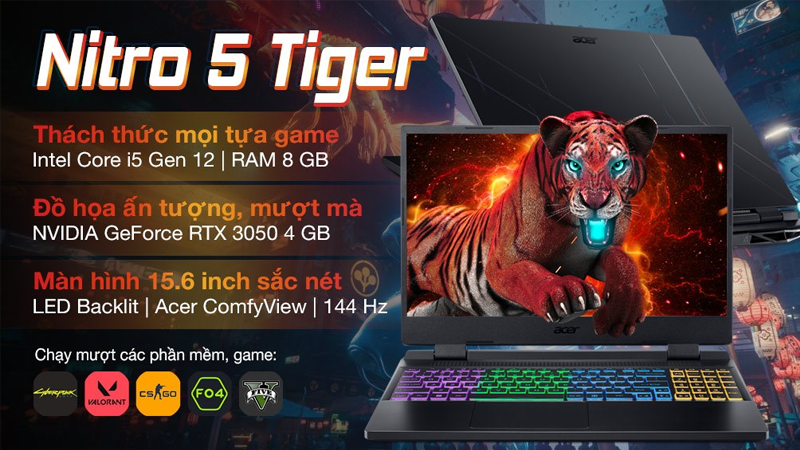 Acer Nitro 5 Tiger AN515 58