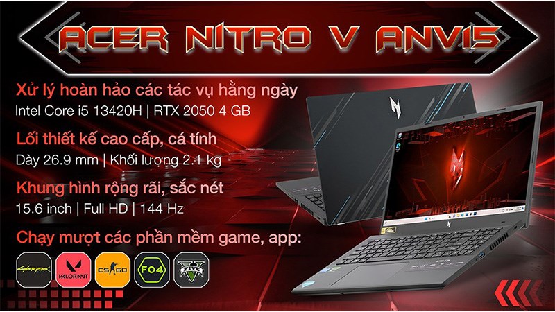 Acer Gaming Nitro V ANV15