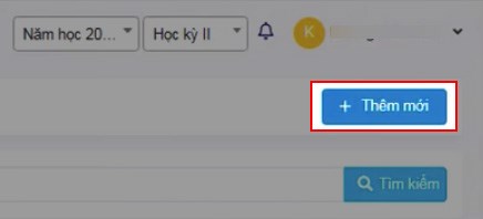 Chọn Thêm mới Chọn Thêm mới