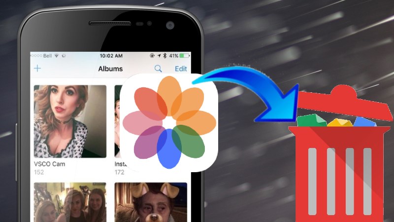 Hướng dẫn xóa album ảnh trên iPhone không cần iTunes Hướng dẫn xóa album ảnh trên iPhone không cần iTunes