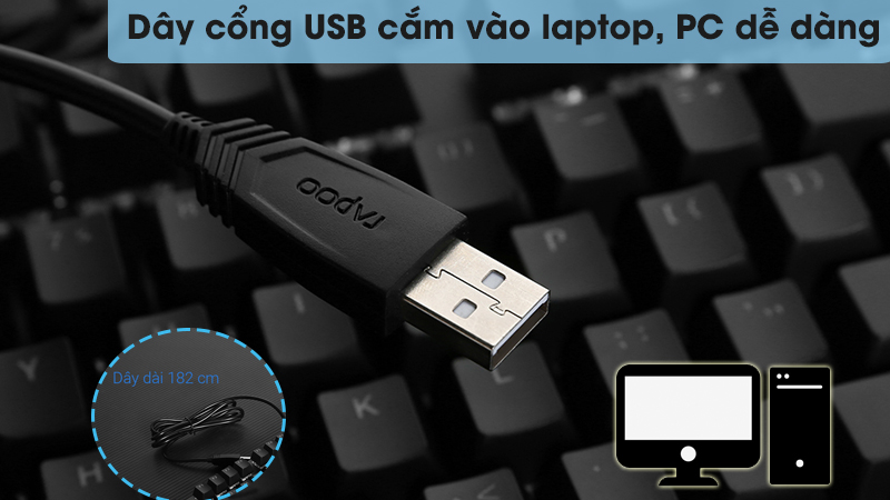 Dây cổng USB 1.82m