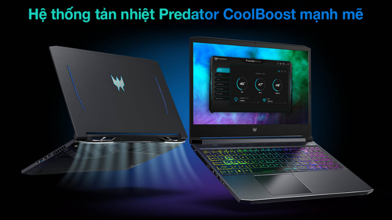 Acer Predator Helios với hệ thống tản nhiệt độc quyền Acer mạnh mẽ Acer Predator Helios với hệ thống tản nhiệt độc quyền Acer mạnh mẽ