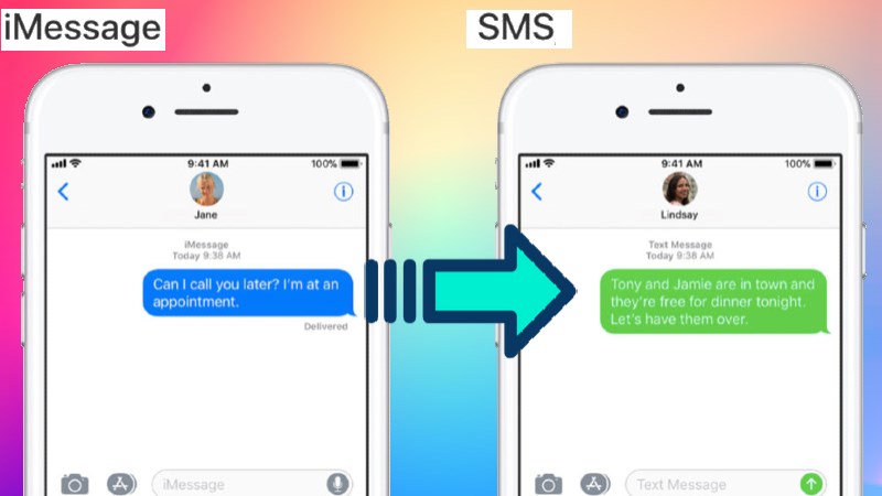 Cách chuyển từ tin nhắn iMessage sang tin nhắn SMS trên iPhone