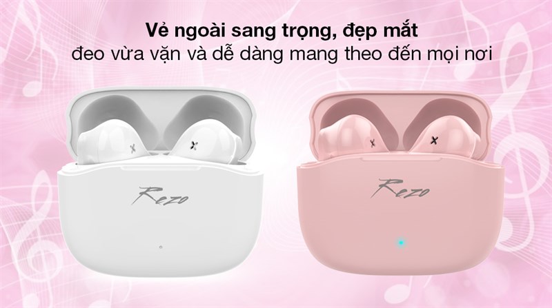 Tai nghe Bluetooth True Wireless Rezo F15 Tai nghe Bluetooth True Wireless Rezo F15