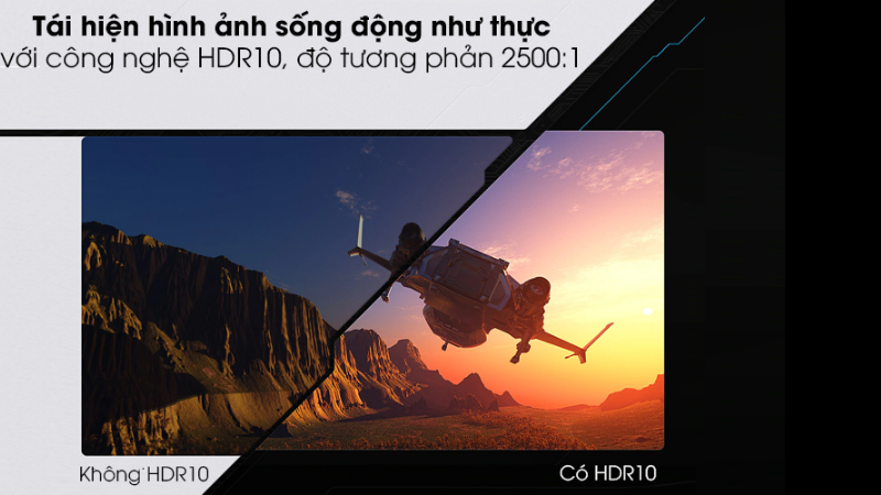 Samsung LCD Gaming với c&ocirc;ng nghệ HDR10 v&agrave; độ tương phản 2500:1