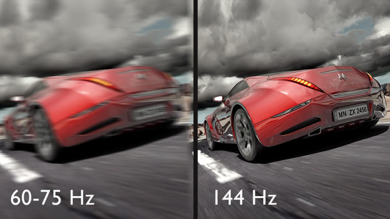 Tần số 144Hz trở l&ecirc;n mang lại đồ hoạ sắc n&eacute;t, bắt trọn khoảnh khắc