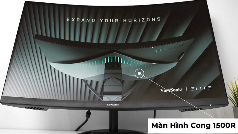 M&agrave;n h&igrave;nh ViewSnic VX3268-2KPC-MHD với độ cong hấp dẫn