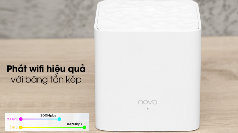 Băng tần k&eacute;p cho kết nối Wifi mạnh mẽ
