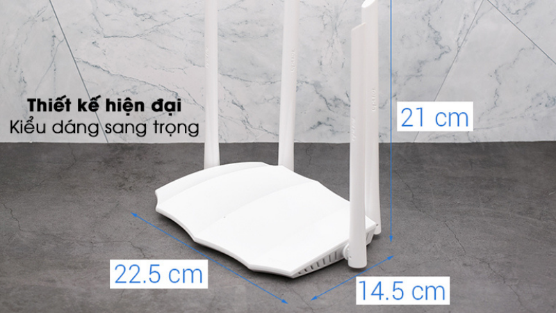 Router Wifi Chuẩn AC1200 Tenda AC5 V3 Trắng