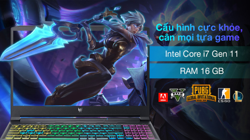 Si&ecirc;u phẩm Acer Predator Triton 300 với cấu h&igrave;nh thoả m&atilde;n mọi mơ ước của game thủ