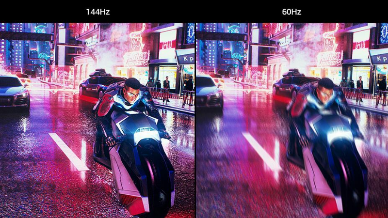 Sự kh&aacute;c biệt trong tần số qu&eacute;t cao, thấp