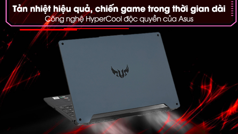 Tản nhiệt mạnh mẽ của Asus TUF Gaming tránh trường hợp nóng máy Tản nhiệt mạnh mẽ của Asus TUF Gaming tránh trường hợp nóng máy
