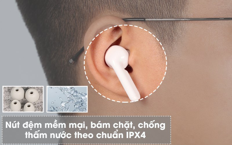N&uacute;t đệm mềm mại b&aacute;m chặt