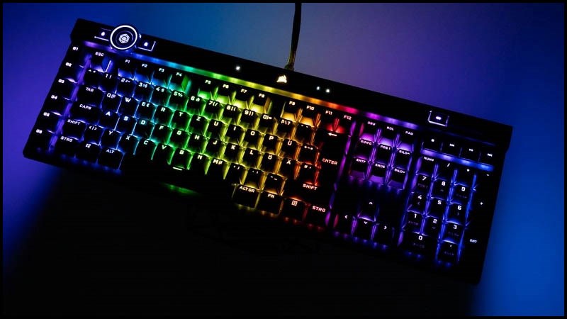 B&agrave;n ph&iacute;m cơ Corsair K100 RGB