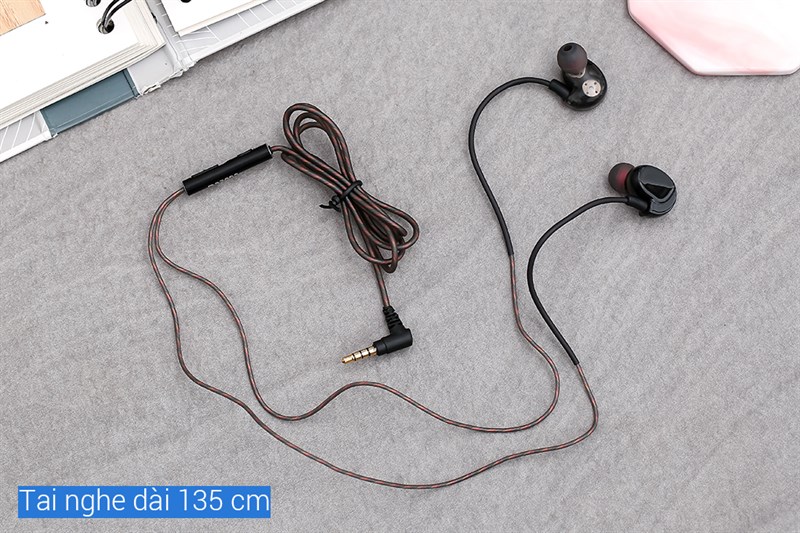 Tai nghe nh&eacute;t tai dual driver EP Mozard S80