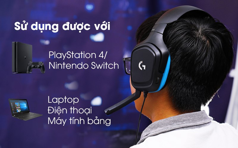 Tai nghe chụp tai Gaming Logitech G431 7.1