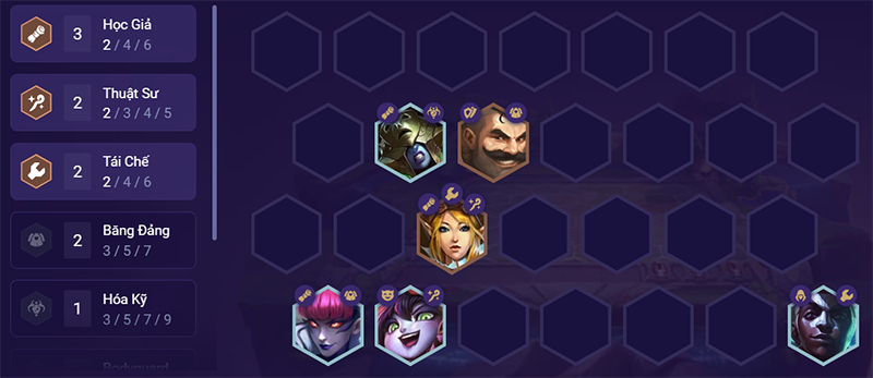 Đội h&igrave;nh giữa trận