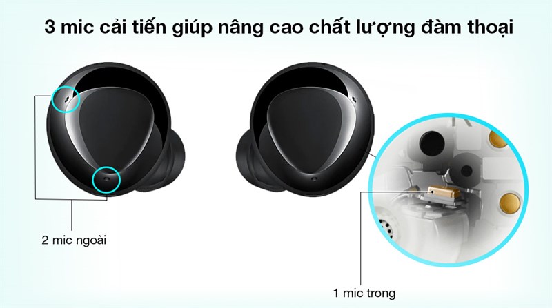 Có đến 3 mic cải tiến.