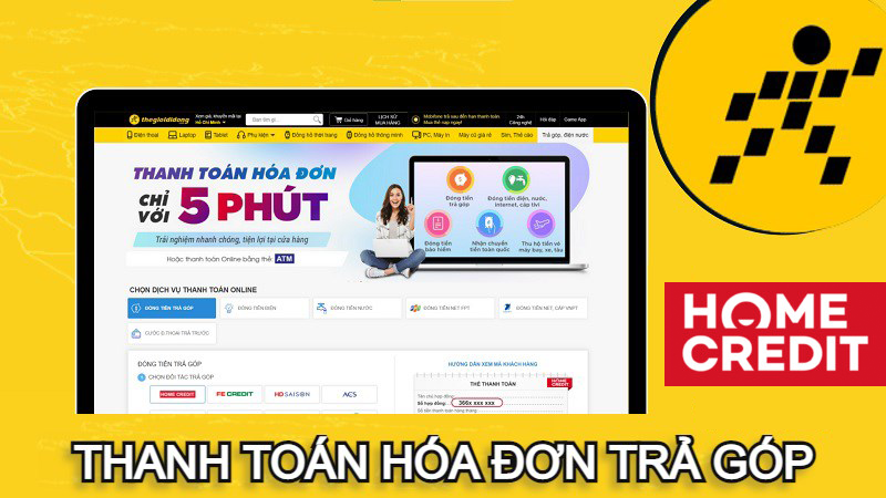 2 Cách thanh toán hoá đơn trả góp online trên TGDĐ