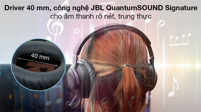 Tai nghe chụp tai Gaming JBL QUANTUM 100