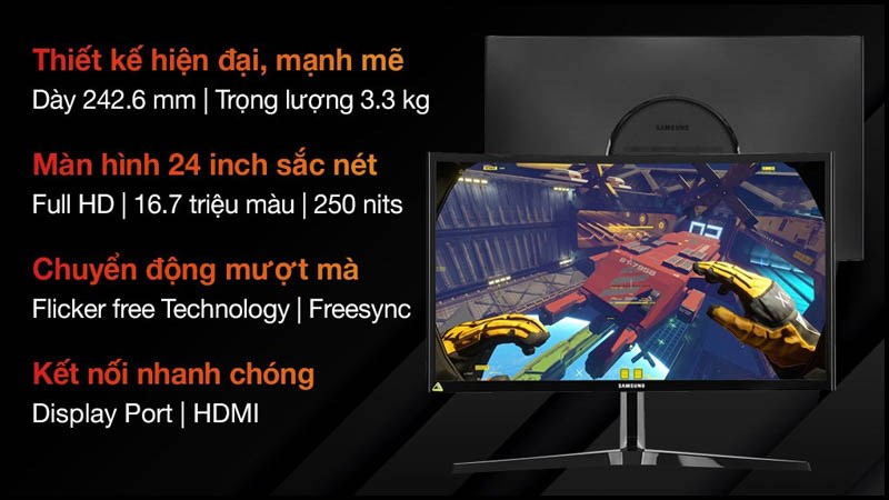 Samsung LCD Gaming 24 inch Full HD (LC24RG50FQEXXV) Samsung LCD Gaming 24 inch Full HD (LC24RG50FQEXXV)