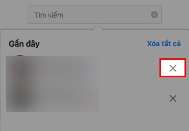 Nhấn biểu tượng dấu X ở bên phải tên tài khoản để xóa lịch sử tìm kiếm trên Instagram Nhấn biểu tượng dấu X ở bên phải tên tài khoản để xóa lịch sử tìm kiếm trên Instagram