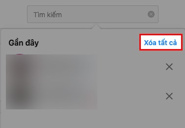 Hoặc chọn Xóa tất cả để xóa toàn bộ lịch sử tìm kiếm trên Instagram Hoặc chọn Xóa tất cả để xóa toàn bộ lịch sử tìm kiếm trên Instagram