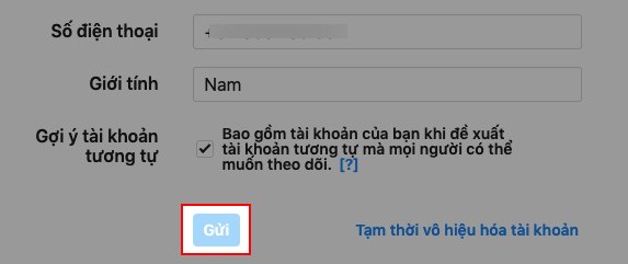 Chọn Gửi Chọn Gửi