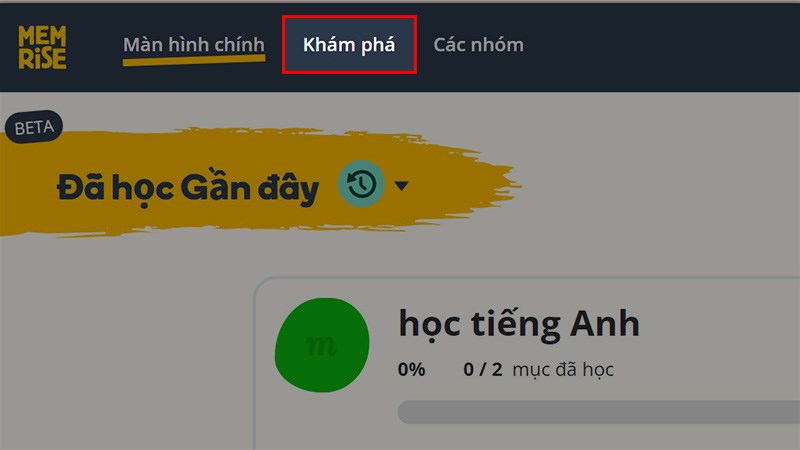 Chọn Kh&aacute;m ph&aacute;