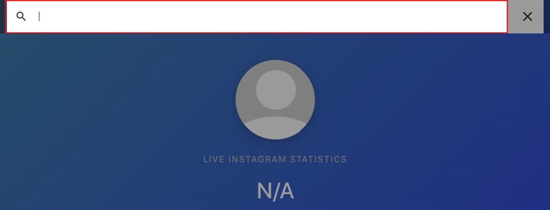 Nhập thương hiệu người tiêu dùng instagram tuy nhiên mình muốn biết con số follower > Nhấn Enter