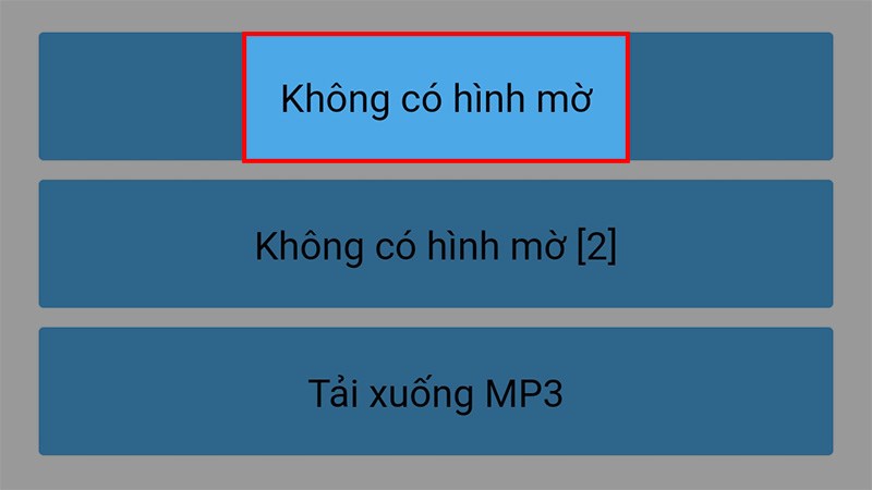 Chọn Không có hình mờ