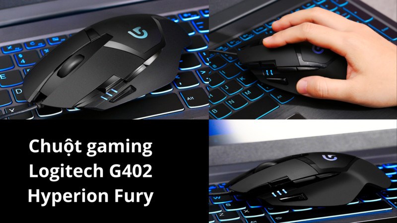 Chuột Gaming Logitech G402 Hyperion Fury Đen 