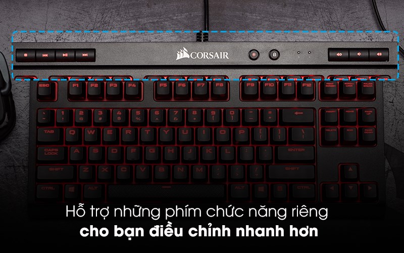 C&aacute;c ph&iacute;m chức năng cho bạn điều chỉnh nhanh hơn