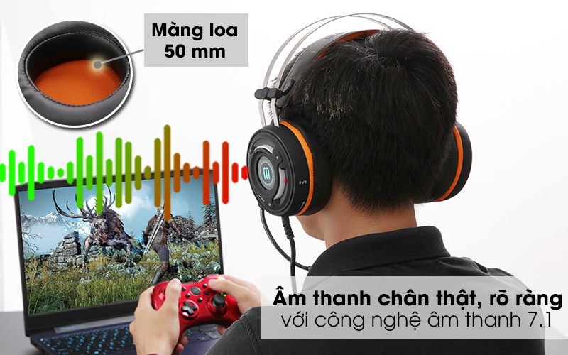 Tai nghe chụp tai Gaming MozardX G1