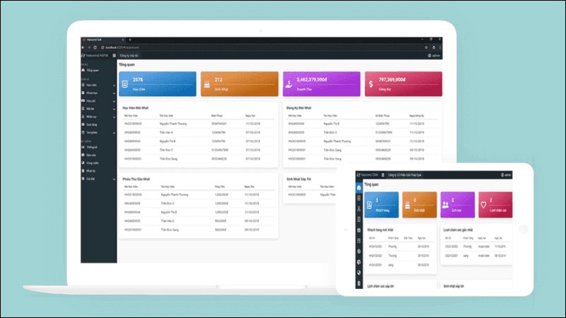 Halozend: Phần mềm thu học ph&iacute; chuy&ecirc;n nghiệp