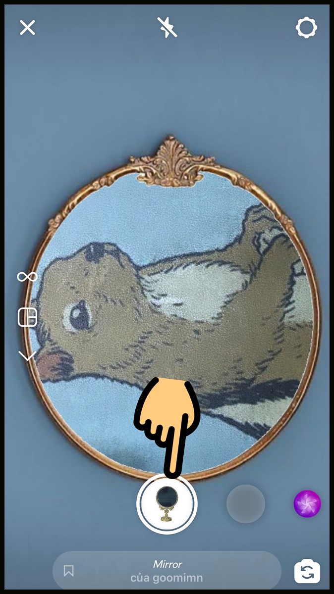 Nhấn giữ n&uacute;t chụp để quay video