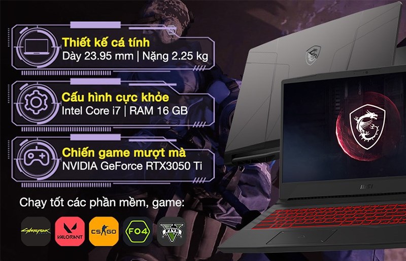 Laptop MSI Gaming Pulse GL66 11UDK i7