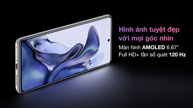 Màn hình AMOLED 6.67 inch